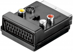 &Uuml;leminek SCART M/F - 3xRCA, S-Video IN/OUT l&uuml;liti