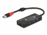USB 3.2 hub, 3 porti, 1x SD, 1x microSD, must