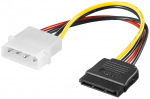 Toitekaabel 5.25&acute;&acute; (molex) - 1 x SATA 0.13m
