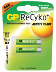Aku AAA 1,2V 850mAh NiMH GP ReCyko Pro+ Blister 2tk. pakis