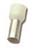 Juhtmeh&uuml;lss 10,0mm&sup2;, isoleeritud, valge, L=12mm 100tk/pakk