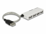 USB 2.0 hub, 4 porti, valge