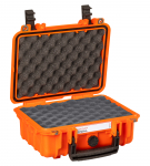 Kohver 316x270x143mm, veekindel, oranž, lainelise vahuga, IP67, 1.46kg