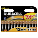 Patarei AA 1,5V Alkaline Duracell / 12tk pakis