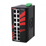 Switch: 16 x 10/100/1000BaseT(X) PoE+, -40 kuni 80&deg;C, mittemanageeritav, DIN, 48-55VDC