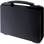BRIEFCASE in black conductive polypropylene - int. 270x185x76 mm