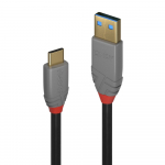 USB-C kaabel A - C 1.5m, USB 3.2 5A, Anthra Line