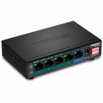 PoE Switch: 4 x 10/100/1000Mbps PoE+, 1 x 10/100/1000Mbps, 60W