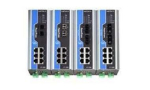 IEC 61850-3 switch DIN-liistule: 6 x 10/100BaseT(X), 2 x 100BaseFX multi-mode LC, 1 x toiteplokk 24 VDC, -40 kuni 85&deg;C