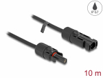 DL4 Solar pikenduskaabel 10.0m, 6 mm&sup2;, must