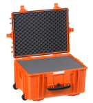 Kohver 670x510x372mm, veekindel, oranž, vahuga, ratastega, IP67, 12.65kg
