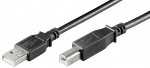 USB 2.0 kaabel A - B 0.25m, must