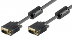 VGA kaabel 10.0m, must ferriitidega