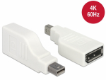 &Uuml;leminek Mini DisplayPort (M) - DisplayPort (F), 90&deg; nurgaga, valge
