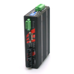 T&ouml;&ouml;stuslik konverter RS-232/422/485 > 2x Multi Mode ST, -40&deg;C kuni 75&deg;C, 2.5kV isolatsiooniga