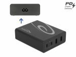 USB laadija, 2 x USB-C, 2 x USB-A, PD, 112W