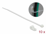 Kaablisidemed klambriga 200 x 3.6mm, valged (10tk)