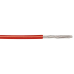 Montaažijuhe 0,09mm&sup2;, punane AWG28 PTFE 600V h&otilde;betatud vask -60&deg;C&hellip;200&deg;C UL1213 305m