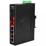 Switch: 4 x 10/100BaseT(X) PoE+, 2 x 100BaseFX single-mode SC, slim, -10 kuni 70&deg;C, mittemanageeritav, DIN, 48-55VDC