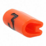 Kaablim&auml;rgis &acute;&acute;3&acute;&acute; oranž, 1,5-2,0mm, kaablile / 1000tk pakis