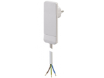 Toitepistik CEE7/7 1.5m, Flat Plug, valge