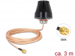 Ringantenn: 2 dBi LTE, GSM, UMTS, bluetooth, b/g/n 2.4GHz, v&auml;litingimustele, sma
