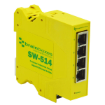 Kompaktne switch: 4 x 10/100/1000BaseT(X), 5 VDC - 30 VDC, -40&deg;C kuni +80&deg;C