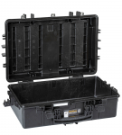 Kohver 585x386x198mm, veekindel, must, virnastatav, IP67, 3.3kg