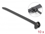 Kaablisidemed 457 x 12.7mm, mustad, metallist hambaga (10tk)