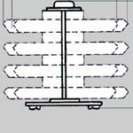 CAROUSEL - Assembling KIT, 5 floors without bins