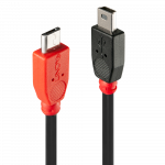 USB 2.0 kaabel Micro B - Mini B 0.5m OTG, must