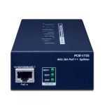 PoE++ Splitter: 1 x 10/100/1000Mbps (12V/19/24V, 802.3bt type 4 PD, PoH compatible)