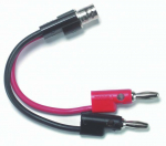 &Uuml;leminek BNC-lt (F) topelt banaanpistikule (M)