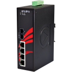 Switch: 4 x 10/100BaseT(X) PoE, 1 x 100BaseFX multi-mode SC, -10 kuni 70&deg;C, mittemanageeritav, DIN, 12-36VDC