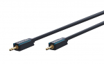 3.5mm kaabel 3.0m, kullatud, OFC, topeltvarjega, tumesinine