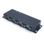 Konverter RS-232 (DB9M) > USB 2.0 / USB 1.1, 4 porti