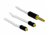 &Uuml;leminek 4.4mm 5pin (F) - 2 x MMCX (M) 1.2m