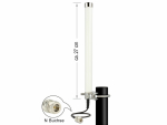 Ringantenn: 2 - 6.5 dBi, LTE, GSM, UMTS, Bluetooth, WLAN 2.4GHz, v&auml;litingimustele, RG-174, 0.3m, N pistik