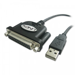Printeri kaabel konverter USB 2.0 - Parallel DB25F 1.5m