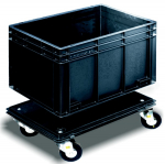 Rollbox, ESD ratastega alus 600 x 400 mm
