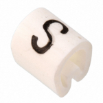 Kaablim&auml;rgis &acute;&acute;S&acute;&acute; valge, 2,0-3,2mm, kaablile / 1000tk pakis