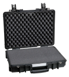 Kohver 457x366x118mm, veekindel, must, vahuga, IP67, 2.6kg