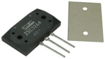 Transistor bipolar BJT Sanken 2SC3264, NPN, 230 V, 60 MHz, 200 W, 17 A, 50 hFE