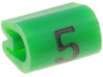 Kaablim&auml;rgis &acute;&acute;5&acute;&acute; roheline, 2,9-4,7mm, kaablile / 1000tk pakis