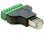 RJ45 (M) - Terminal Block 8pin