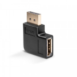 Adapter DisplayPort (M) - (F), nurgaga paremale