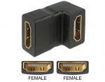Adapter HDMI (F) - (F) 90&deg; nurgaga &uuml;les