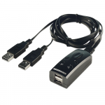 USB KM switch: 2 porti, kaabel 1.1m
