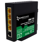 Switch: 5 x PoE+ 10/100/1000BaseT(X), 44 VDC - 57 VDC, -40&deg;C kuni +80&deg;C