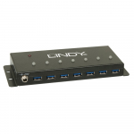 USB 3.0 Hub, T&ouml;&ouml;stuslik, 7 Port, Varjestatud